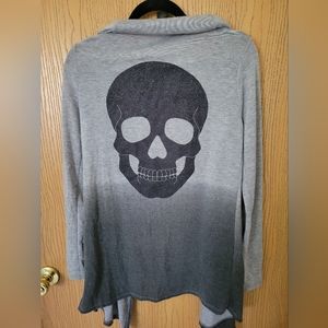 [M] Sparkly Skull Cardigan 《Hot Topic》